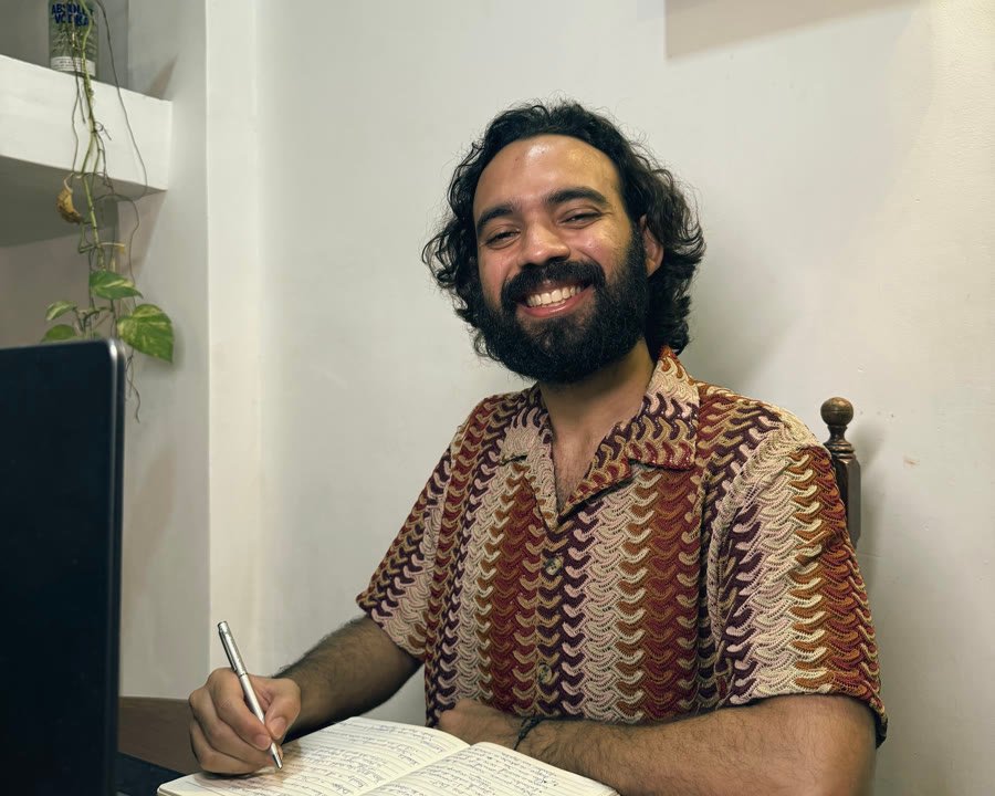 Gabriel Esteves em uma sessão de consultoria